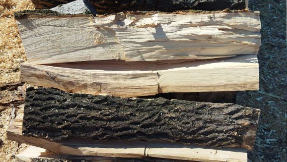 Dřevo štípané skládané - tvrdé i měkké